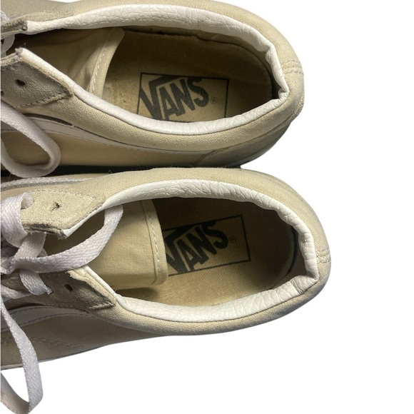 Vans Old Skool Checkered Foxing Turtledove Skate Shoes Mens 8 - Picture 9 of 10